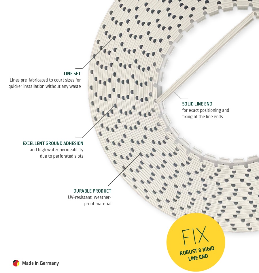 Linie tenisowe Speziala Fix