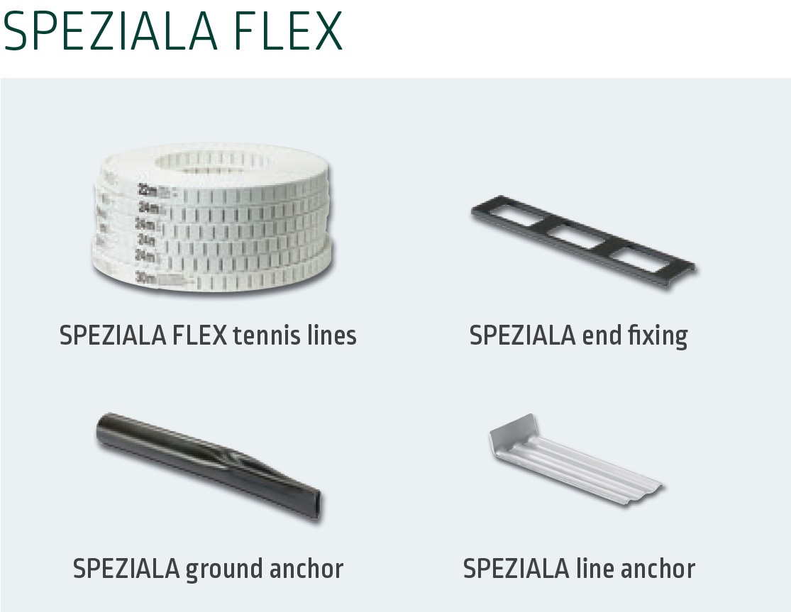 Linie tenisowe Speziala Flex