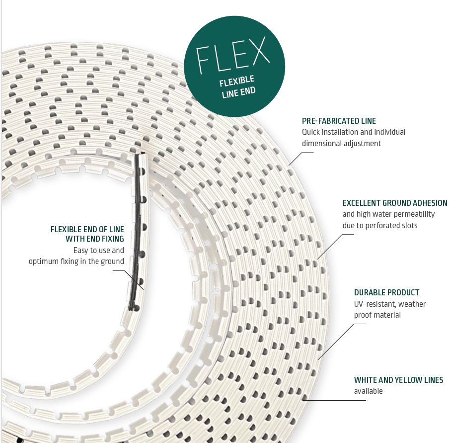 Linie tenisowe Speziala Flex